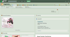 Desktop Screenshot of kogedonbo.deviantart.com