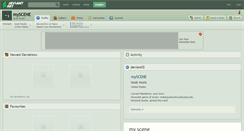 Desktop Screenshot of myscene.deviantart.com