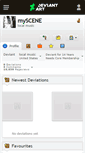 Mobile Screenshot of myscene.deviantart.com