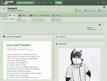 Tablet Screenshot of huonero.deviantart.com