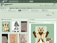 Tablet Screenshot of captainrex911.deviantart.com