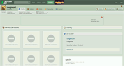 Desktop Screenshot of longinus0.deviantart.com