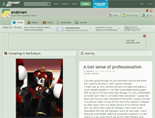 Tablet Screenshot of andersam.deviantart.com