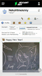 Mobile Screenshot of nekohimeanny.deviantart.com