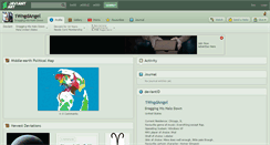 Desktop Screenshot of 1wngdangel.deviantart.com