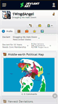 Mobile Screenshot of 1wngdangel.deviantart.com
