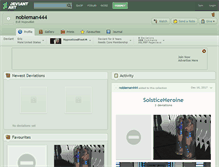 Tablet Screenshot of nobleman444.deviantart.com