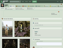 Tablet Screenshot of leginr.deviantart.com