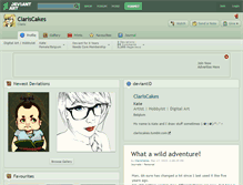 Tablet Screenshot of clariscakes.deviantart.com