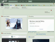 Tablet Screenshot of buhoag.deviantart.com