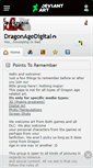 Mobile Screenshot of dragonagedigital.deviantart.com