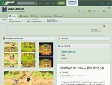 Tablet Screenshot of doom-darkrai.deviantart.com