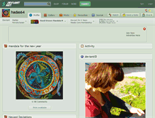Tablet Screenshot of hadas64.deviantart.com