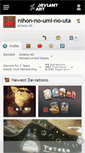 Mobile Screenshot of nihon-no-umi-no-uta.deviantart.com