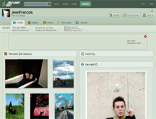 Tablet Screenshot of jeanfrancois.deviantart.com