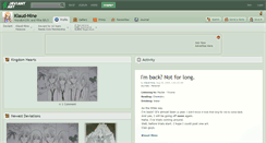 Desktop Screenshot of klaud-nine.deviantart.com