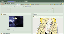 Desktop Screenshot of enchanting-ce-memory.deviantart.com