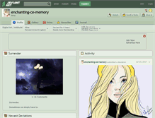 Tablet Screenshot of enchanting-ce-memory.deviantart.com