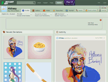 Tablet Screenshot of mishaay.deviantart.com