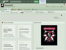 Tablet Screenshot of draconan95.deviantart.com