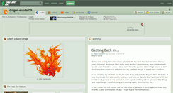 Desktop Screenshot of dragon-master09.deviantart.com