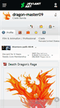 Mobile Screenshot of dragon-master09.deviantart.com