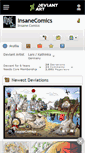 Mobile Screenshot of insanecomics.deviantart.com