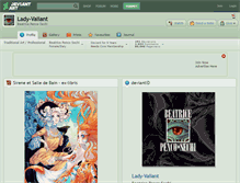 Tablet Screenshot of lady-valiant.deviantart.com
