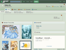 Tablet Screenshot of koko-rin.deviantart.com