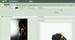 Desktop Screenshot of masduke.deviantart.com