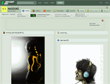 Tablet Screenshot of masduke.deviantart.com