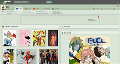 Desktop Screenshot of flcl.deviantart.com