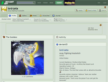 Tablet Screenshot of lord-zeta.deviantart.com