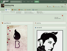 Tablet Screenshot of bilalstunning.deviantart.com