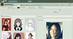 Desktop Screenshot of littlemisssakura.deviantart.com