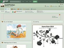 Tablet Screenshot of mystofthestars.deviantart.com