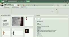 Desktop Screenshot of drag7894325.deviantart.com