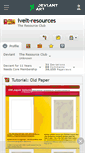 Mobile Screenshot of ivelt-resources.deviantart.com