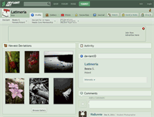 Tablet Screenshot of latimeria.deviantart.com