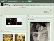 Tablet Screenshot of marfia.deviantart.com