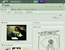 Tablet Screenshot of lyraaa.deviantart.com