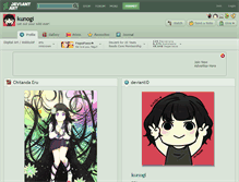 Tablet Screenshot of kunogi.deviantart.com