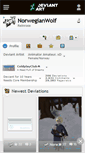 Mobile Screenshot of norwegianwolf.deviantart.com