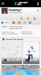 Mobile Screenshot of firekirby7.deviantart.com