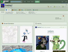 Tablet Screenshot of firekirby7.deviantart.com
