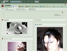 Tablet Screenshot of monanic.deviantart.com