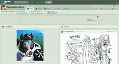 Desktop Screenshot of maximumoverdrive.deviantart.com