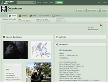 Tablet Screenshot of gods-demon.deviantart.com