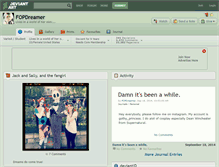 Tablet Screenshot of fopdreamer.deviantart.com