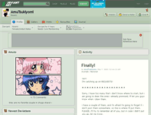 Tablet Screenshot of amutsukiyomi.deviantart.com